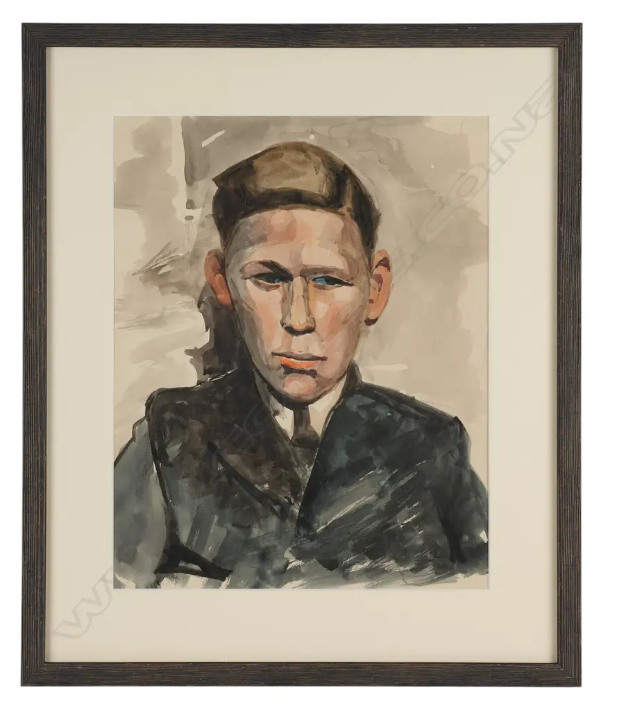 Paula Fischer (1873-1950) - Untitled portrait of a man (possibly the artist's brother), Image 1++